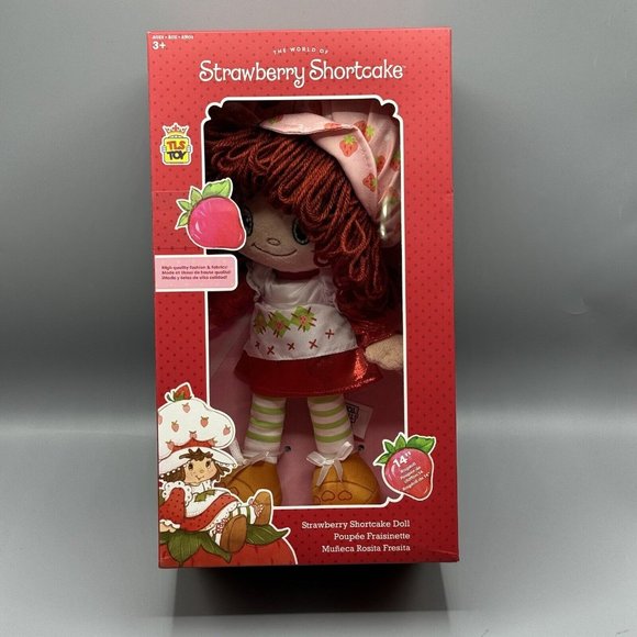 Strawberry Shortcake Plush Rag Doll 14" TLS Toy NEW Hot Topic - Picture 1 of 7